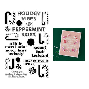 A Little Merri-Mint Clear Stamp Set