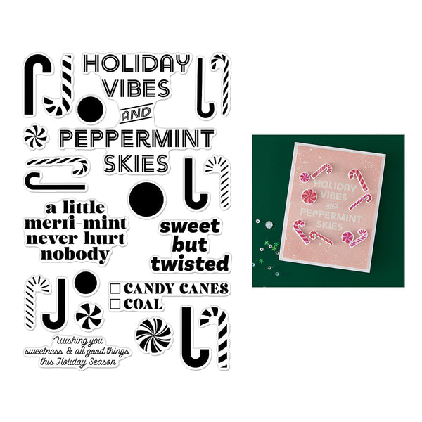 A Little Merri-Mint Clear Stamp Set
