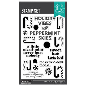 A Little Merri-Mint Clear Stamp Set