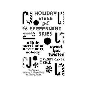 A Little Merri-Mint Clear Stamp Set