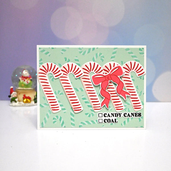 Candy Cane Swag Clear Stamp Set