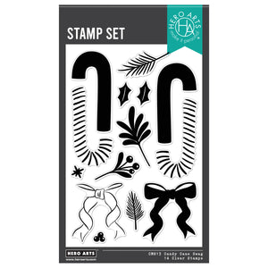 Candy Cane Swag Clear Stamp Set