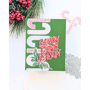 Candy Cane Swag Stamp & Cut