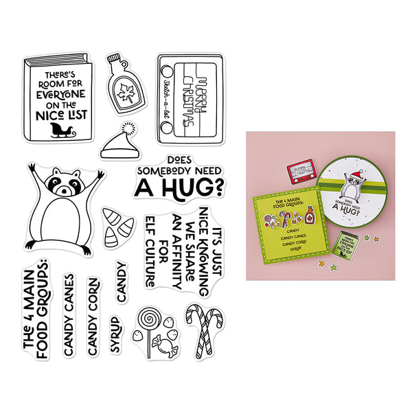 Elf Culture Clear Stamp Set from the Yule Fuel Collection
