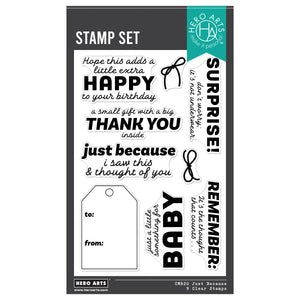 Just Because Clear Stamp Set