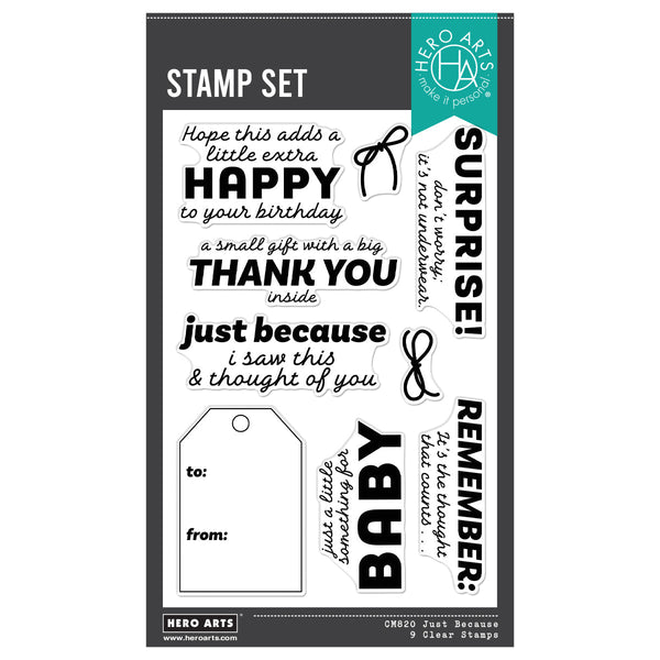 Just Because Clear Stamp Set