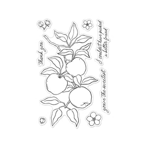 Apple Branch Clear Stamp Set