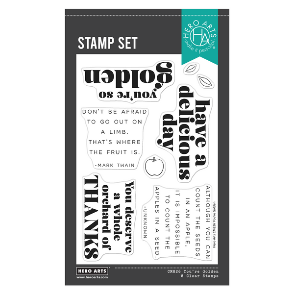You're Golden Clear Stamp Set