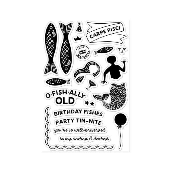 Well Preserved Clear Stamp Set