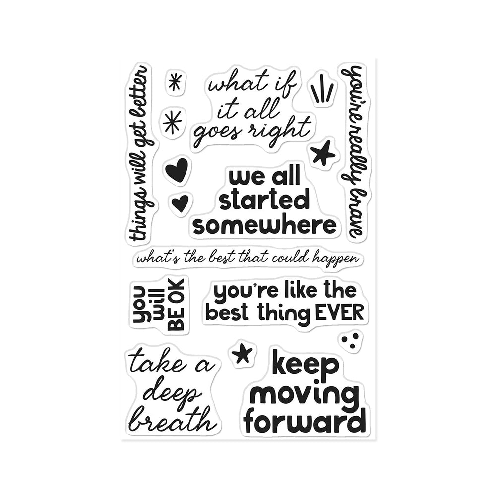 We All Started Somewhere Clear Stamp Set