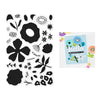 Abstract Floral Clear Stamp Set
