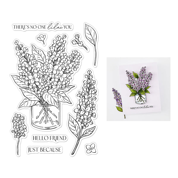 No One Lilac You Clear Stamp Set