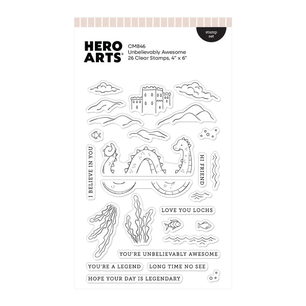 Unbelievably Awesome Clear Stamp Set