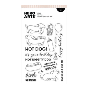 Hot Dog Clear Stamp Set