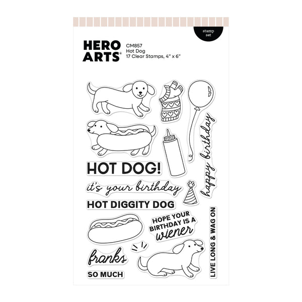 Hot Dog Clear Stamp Set