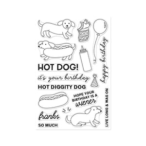 Hot Dog Clear Stamp Set