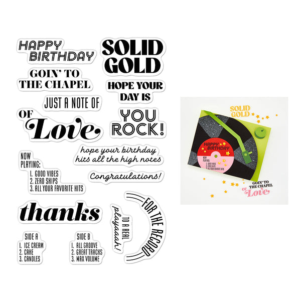 Solid Gold Stamp Set