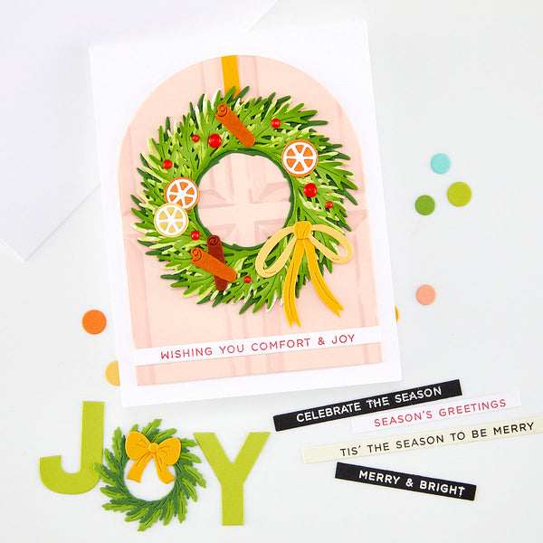 Winter Wreath Die Set