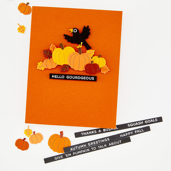 Hero Arts Autumn Greetings Clear Stamp Set