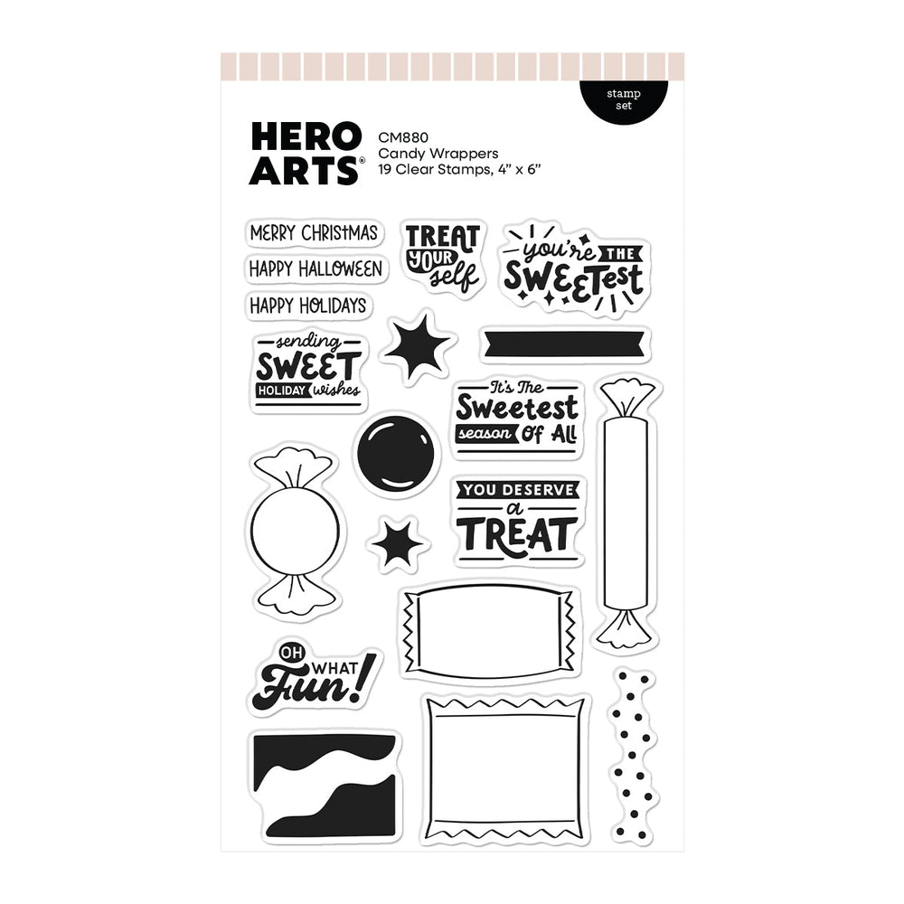 Candy Wrappers Stamp Set by Carly Tee