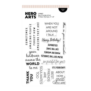 Say It Inside & Out Stamp Set