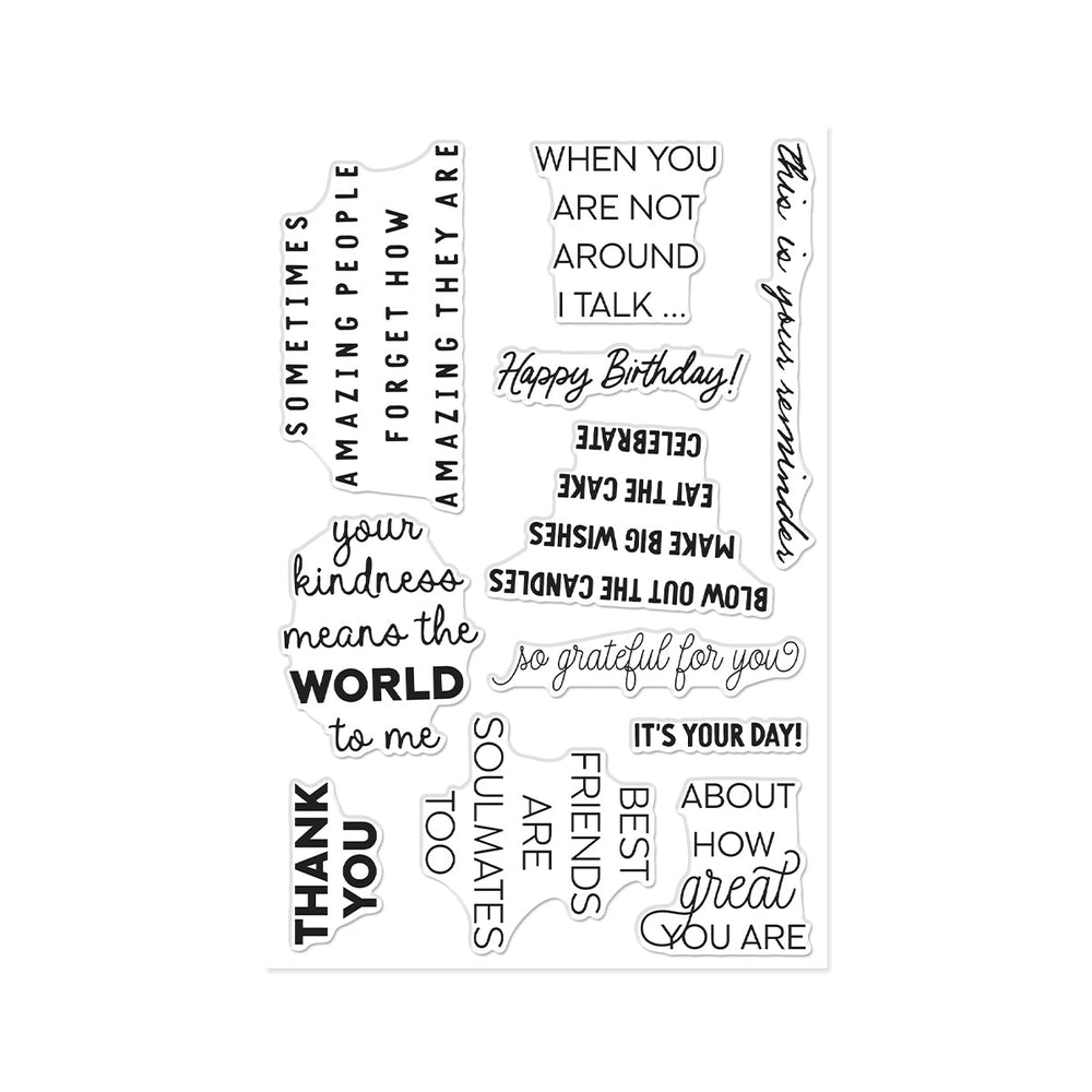 Say It Inside & Out Stamp Set