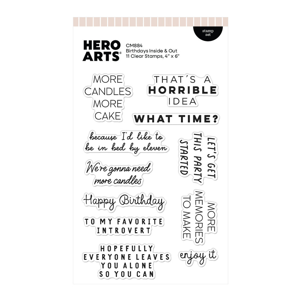 Birthdays Inside & Out Stamp Set