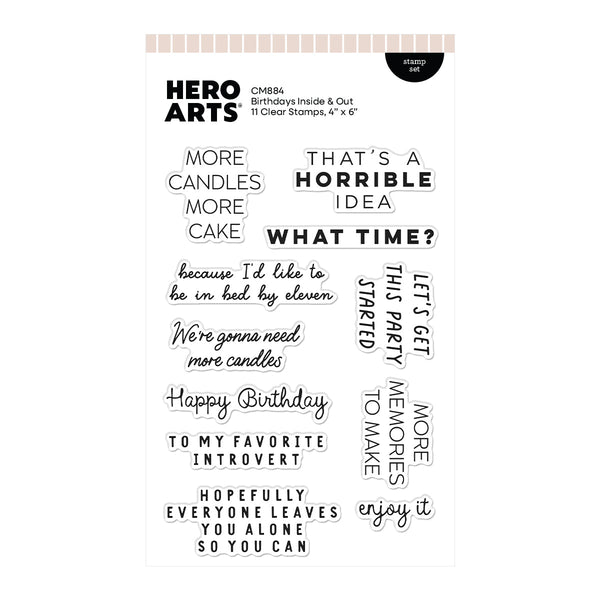 Birthdays Inside & Out Stamp Set