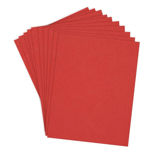 Poppy ColorWheel Cardstock 8.5" x 11" - 10 Sheets