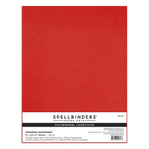 Christmas Assortment ColorWheel Cardstock 8.5 x 11" - 10 Sheets