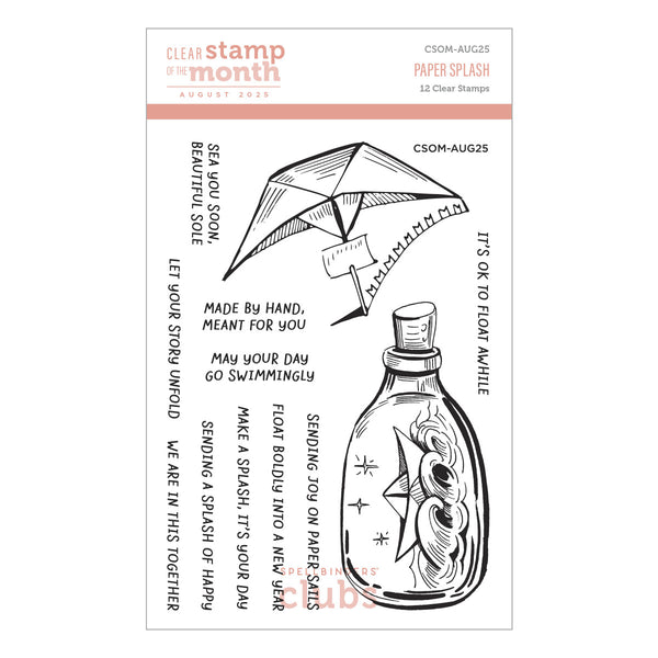 Paper Splash - Clear Stamp of the Month
