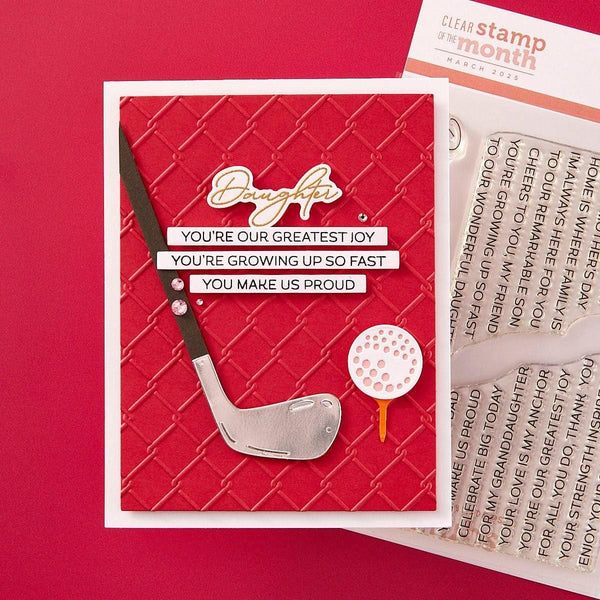 Nearest & Dearest -  Clear Stamp of the Month