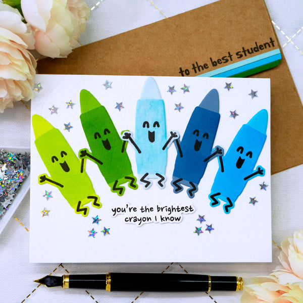 Crayon Creations -  Clear Stamp of the Month
