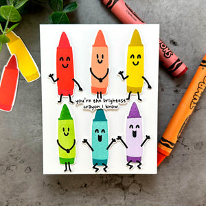Crayon Creations -  Clear Stamp of the Month