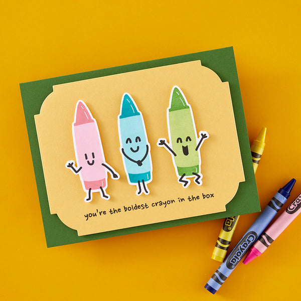 Crayon Creations -  Clear Stamp of the Month