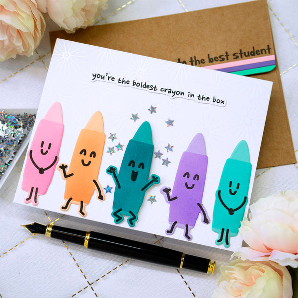 Crayon Creations -  Clear Stamp of the Month