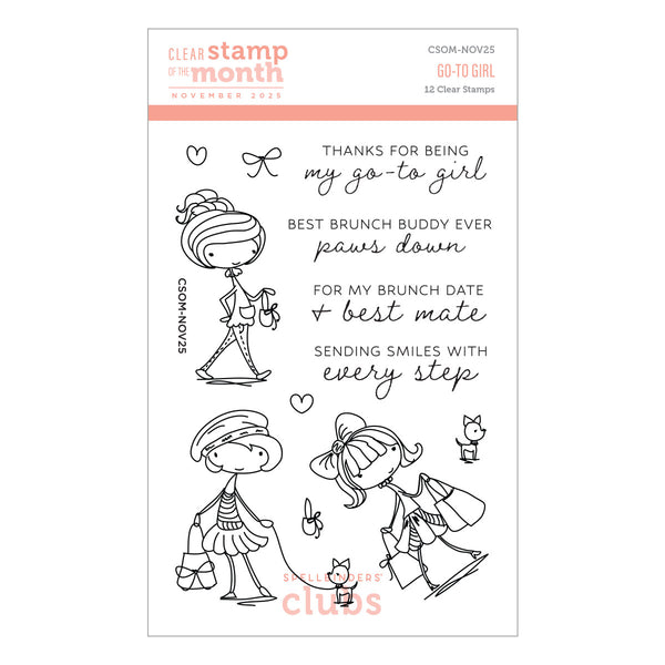 Go-to Girl Stamp and Die of the Month - November 2025
