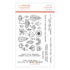 Autumn Whim - Clear Stamp of the Month