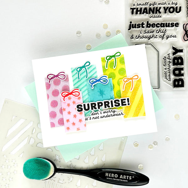 Just Because Stamp & Cut Set