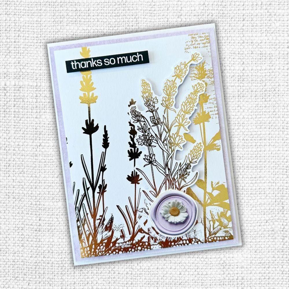 Paper Rose - Gold Foil Lavender & Roses 12x12 Deluxe Paper Collection