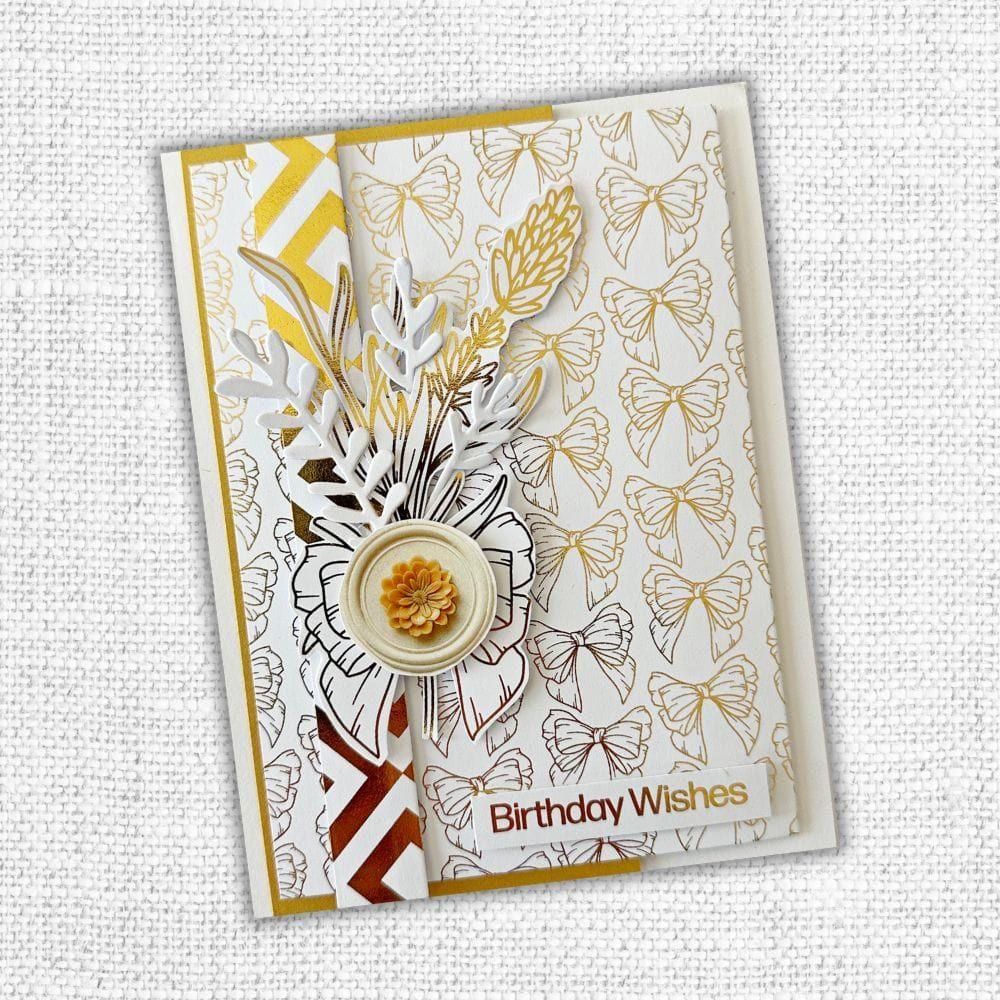 Paper Rose - Gold Foil Lavender & Roses 12x12 Deluxe Paper Collection