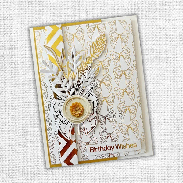 Paper Rose - Gold Foil Lavender & Roses 12x12 Deluxe Paper Collection