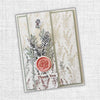Paper Rose - B & W Lavender & Roses Die Cuts