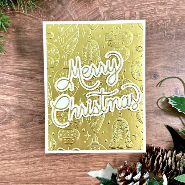 Vintage Ornaments 3D Embossing Folder