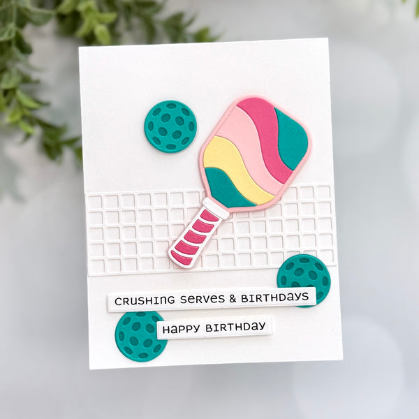 Born to Dink Clear Stamp & Die Set