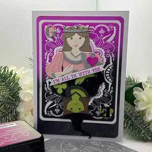 Reversible Royal Court Etched Dies by Jaycee Gaspar