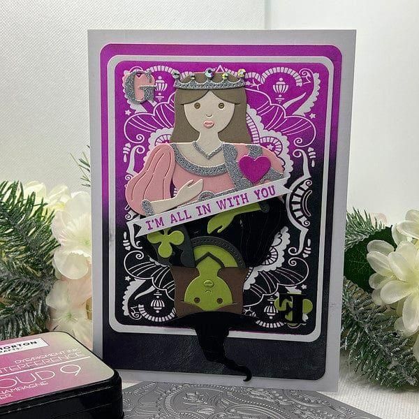 Reversible Royal Court Etched Dies by Jaycee Gaspar