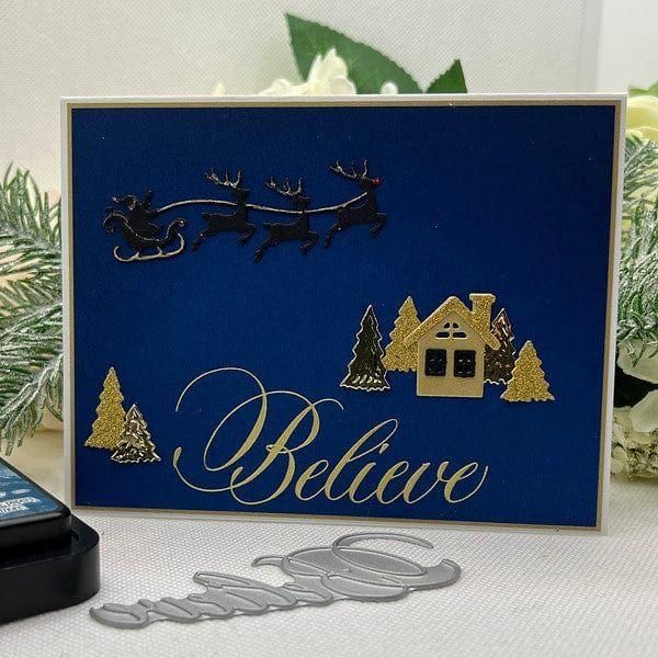 Copperplate Believe Press + Foil Plate by Paul Antonio