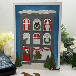 City Holiday Etched Dies by Yana Smakula