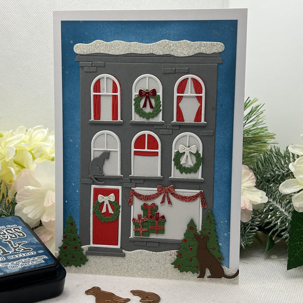 City Holiday Etched Dies by Yana Smakula